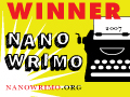 NaNoWriMo 2007 Winner Badge