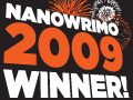 NaNoWriMo 2009 Winner Badge